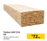Timber sap cca h2-each