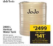 Jojo tanks 2400l vertical water tank offer at Builders Warehouse