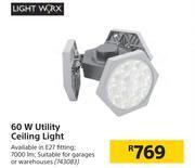 Builders Warehouse Lightworx 60w utility ceiling light offer