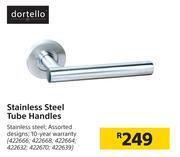 Builders Warehouse Dortello stainless steel tube handles offer