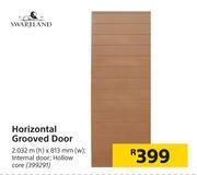 Builders Warehouse Swartland horizontal grooved door-each offer