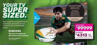 Game SAMSUNG 98" QLED 4K Q80C TV offer