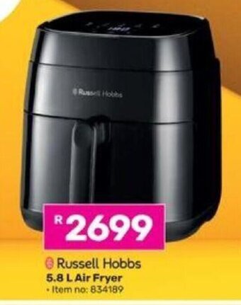 Game Russell Hobbs 5.8 L Air Fryer offer