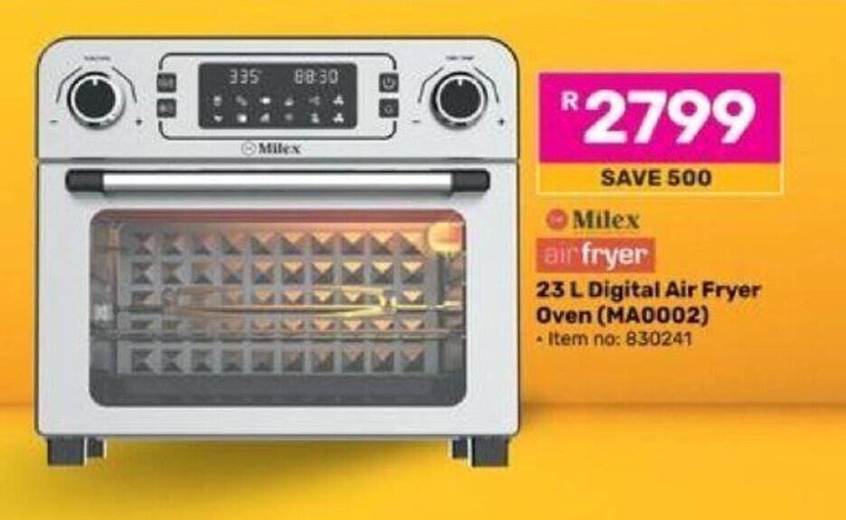 Milex 23 L Digital Air Fryer Oven offer at Game