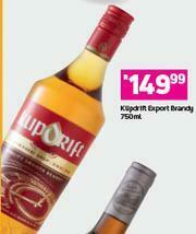 Game Klipdrift Export Brandy-750ml offer