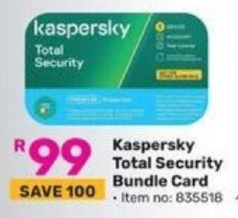 Game Kaspersky Total Security Bundle Card offer