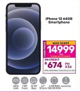 Game iPhone 12 64GB Smartphone offer