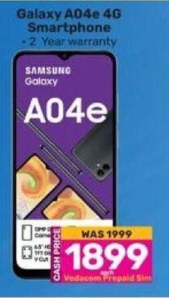 Game SAMSUNG Galaxy A04e 4G Smartphone offer