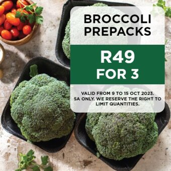 Food Lover's Market BROCCOLI PREPACKS offer