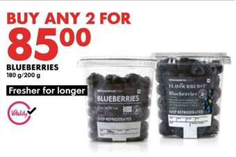 Woolworths BLUEBERRIES 180g/200g offer