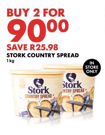 Woolworths STORK COUNTRY SPREAD 1 kg offer