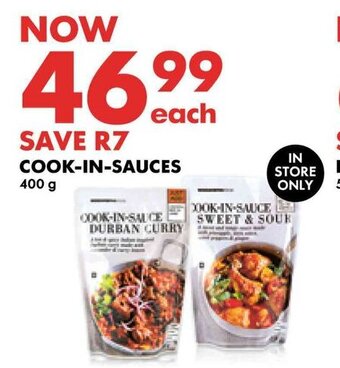 Woolworths COOK-IN-SAUCES 400g offer