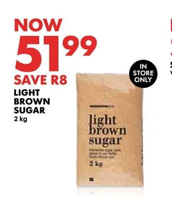 Woolworths LIGHT BROWN SUGAR 2kg offer
