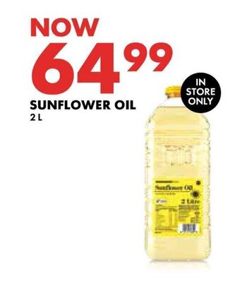 Woolworths SUNFLOWER OIL 2L offer