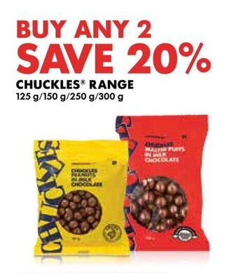 CHUCKLES RANGE 125g/150g/250g/300g