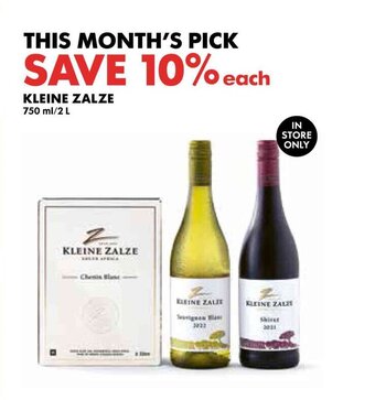 Woolworths KLEINE ZALZE 750ml/2L offer