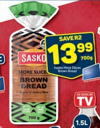 Pick n Pay Sasko More Slices Brown Bread 700g offer