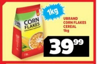 Usave UBRAND CORN FLAKES CEREAL 1kg offer