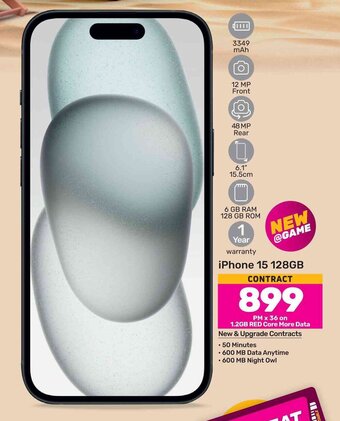 iPhone 15 128GB
