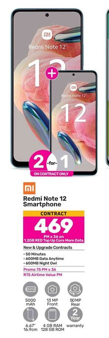 Game Redmi Note 12 Smartphone offer