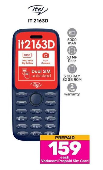 Game itel IT 2163D offer