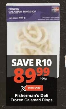Checkers Fisherman's Deli Frozen Calamari Rings offer