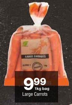 Checkers Large Carrots 1kg offer