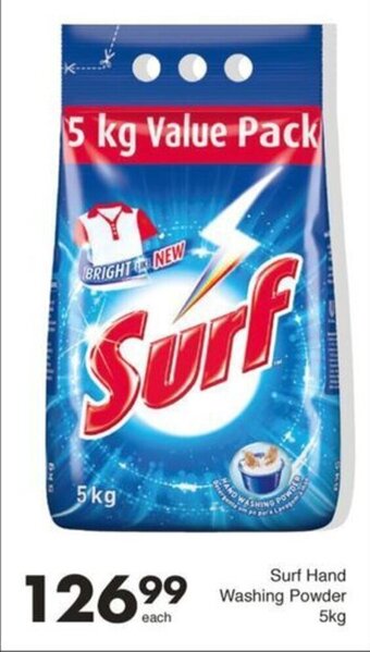 Save Hyper Surf Hand Washing Powder 5kg offer