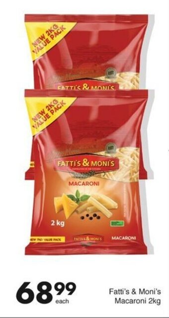 Save Hyper Fatti's & Moni's Macaroni 2kg offer