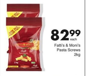 Save Hyper Fatti's & Moni's Pasta Screws 2kg offer