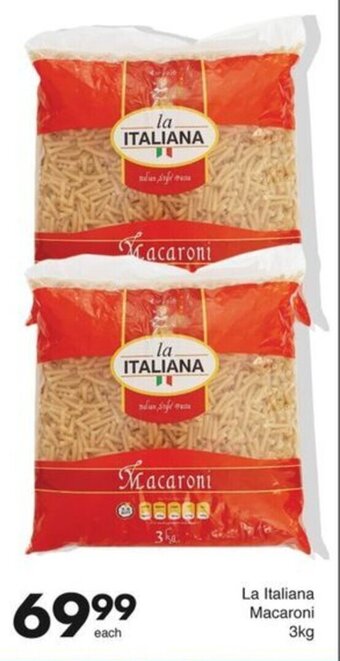 Save Hyper La Italiana Macaroni 3kg offer
