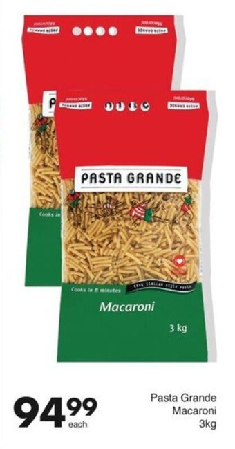 Save Hyper Pasta Grande Macaroni 3kg offer