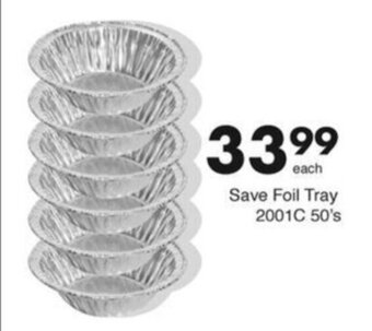Save Hyper Save Foil Tray 2001C 50's offer