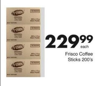 Save Hyper Frisco Coffee Sticks 200's offer