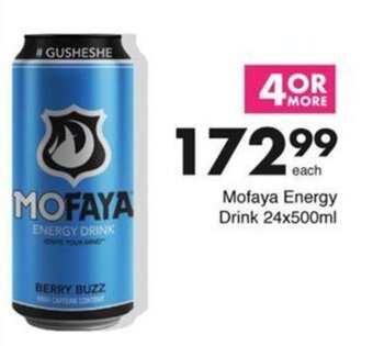 Save Hyper Mofaya Energy Drink 24x500ml offer