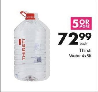 Save Hyper Thirsti Water 4x5lt offer