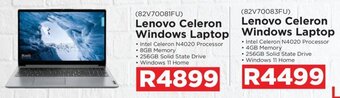 Lenovo Celeron Windows Laptop