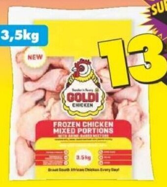 Shoprite GOLDI FROZEN MIXED CHICKEN PORTIONS 3,5kg offer