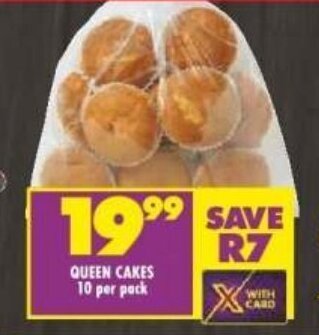 Shoprite QUEEN CAKES 10 per pack offer