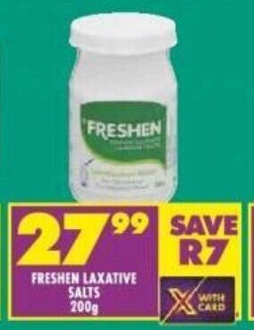 FRESHEN LAXATIVE SALTS 200g