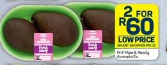 Pick n Pay PnP Ripe & Ready Avocado 2s offer