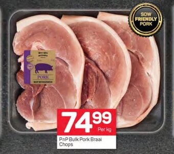 Pick n Pay PnP Bulk Pork Braai Chops offer