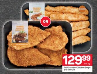 Pick n Pay PnP Crumbed Chicken Strips or Schnitzel offer