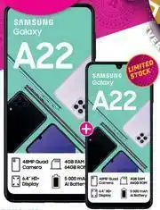 Game Samsung Galaxy A22-On 1GB Red Top Up Core More Data (30 Months) offer