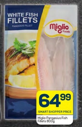 Miglio Pangasius Fish Fillets 800g