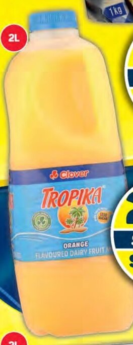 Pick n Pay Clover Tropika Flavoured Dairy Fruit Mix Assorted 2 Litre Each offer