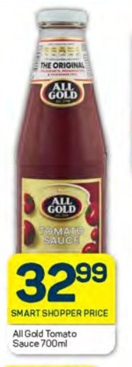 Pick n Pay All Gold Tomato Sauce 700ml offer