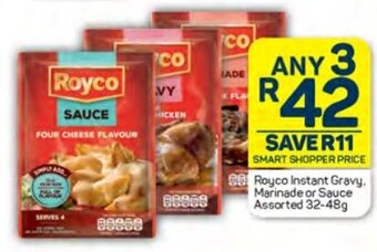 Royco Instant Gravy, Marinade or Sauce Assorted 32-48g