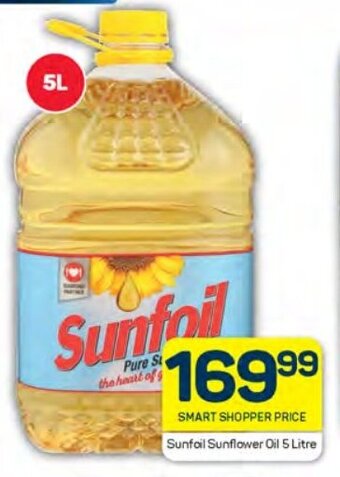 Pick n Pay Sunfoil Sunflower Oil 5 Litre offer
