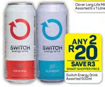 Pick n Pay Switch Energy Drink Assorted 500ml offer